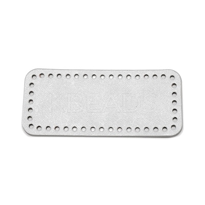 PU Leather Rectangle Bag Bottom PURS-WH0001-15B-1