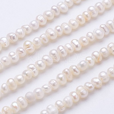 Natural Cultured Freshwater Pearl Beads Strands PEAR-F004-13-1