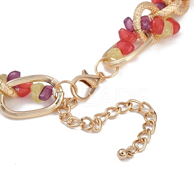 Beach Ocean Style Alloy Enamel Pendant Necklaces for Women NJEW-K384-01-1