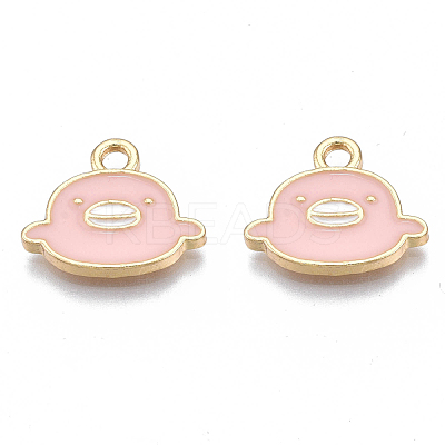 Alloy Enamel Charms X-PALLOY-N170-017B-NR-1
