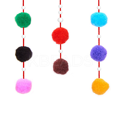 DIY Pom Pom Ball Decoration Making Kits DIY-SZ0001-39B-1