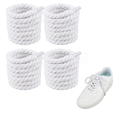 4 Pairs Cotton Shoelaces FIND-FH0012-04D-1