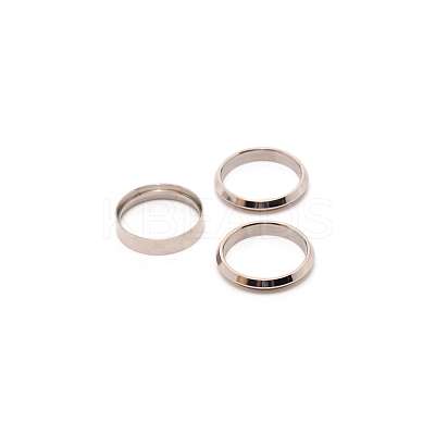 3Pcs 304 Stainless Steel Grooved Finger Ring Settings FIND-WH0105-09A-P-1