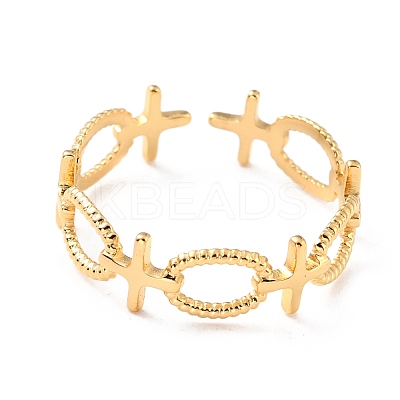 Ion Plating(IP) 304 Stainless Steel Finger Rings RJEW-L102-09G-1