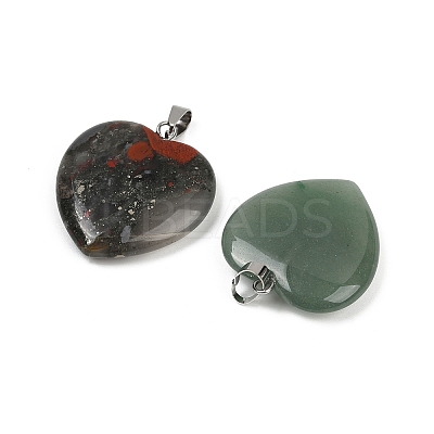 Natural & Synthetic Mixed Gemstone Pendants G-G202-04-1