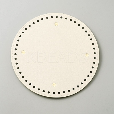 PU Leather Knitting Crochet Bags Nail Bottom Shaper Pad FIND-WH0114-84C-02-1