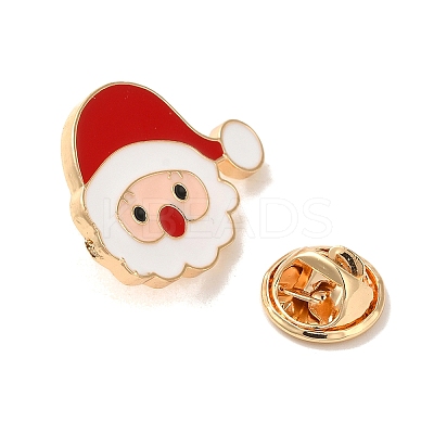 Christmas Series Golden Aolly Brooches JEWB-U004-02A-1
