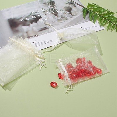 Organza Gift Bags with Drawstring OP-R016-10x15cm-19-1