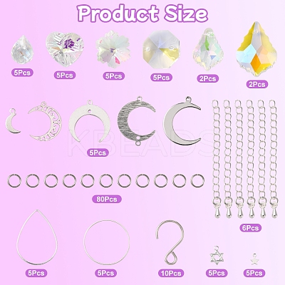 DIY Jewerly Pendant Decoration Making Kits DIY-FS0008-64-1