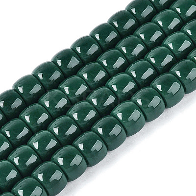 Opaque Glass Beads Strands GLAA-NH0002-B12-1