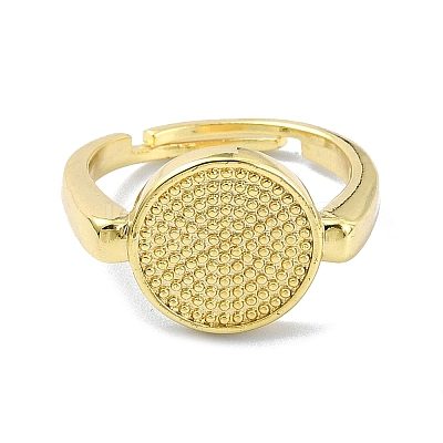 Brass Adjustable Rings RJEW-B051-36G-1