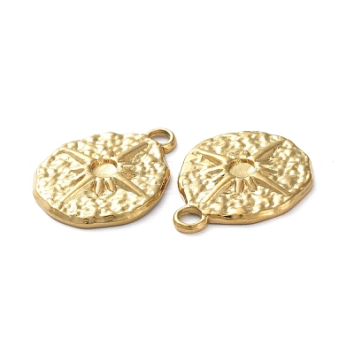 Ion Plating(IP) 304 Stainless Steel Pendant Cabochon Settings STAS-P324-35G-1