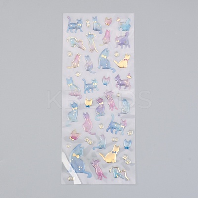 Epoxy Resin Sticker X-DIY-B009-03E-1
