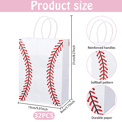 32Pcs Paper Gift Tote Bags ABAG-DR0001-03-1