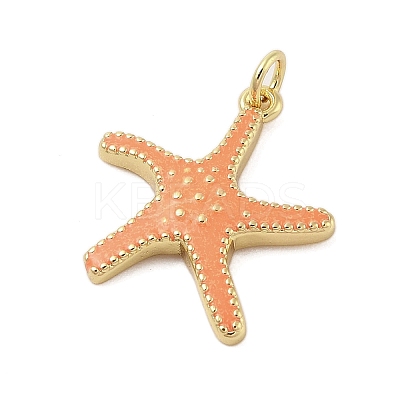Rack Plating Brass Enamel Pendants KK-Z074-11G-1