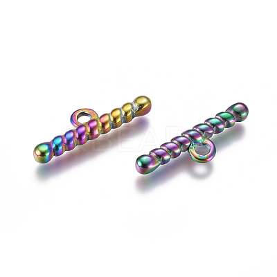 Ion Plating(IP) 304 Stainless Steel Toggle Clasps Parts STAS-F241-07-M-1