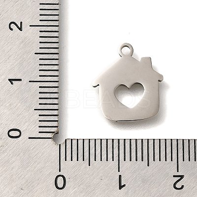 201 Stainless Steel Pendants STAS-R136-14P-1
