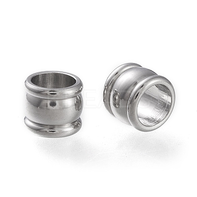 Non-Tarnish 201 Stainless Steel European Beads STAS-K195-04P-1