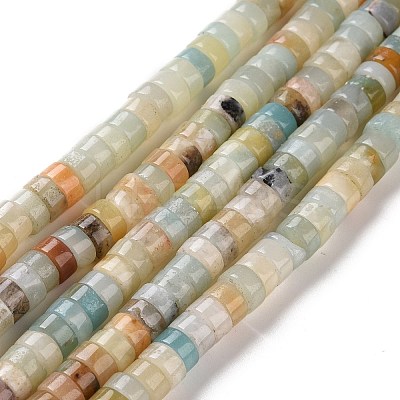 Natural Flower Amazonite Beads Strands X-G-D481-06-1