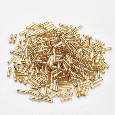 Glass Bugle Beads SEED-E001-6mm-22-1