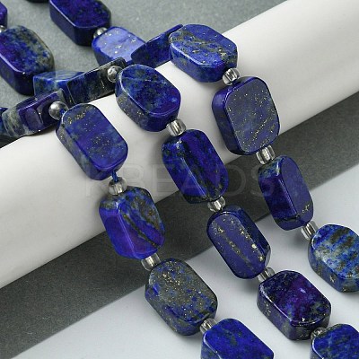 Natural Lapis Lazuli Beads Strands G-C098-A06-01-1