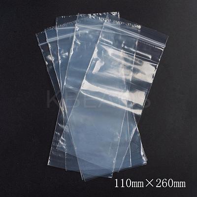 Plastic Resealable Packaging Bags OPP-G001-F-11x26cm-1