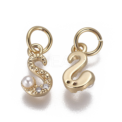 Brass Charms KK-L179-08S-G-1