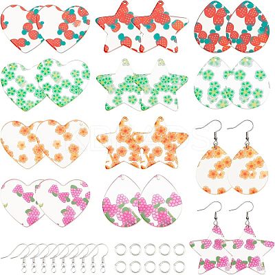 DIY Dangle Earring Making Kits DIY-NB0005-32-1