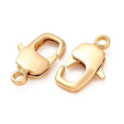 Brass Lobster Claw Clasps X-KK-H513-01A-G-1