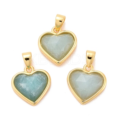 Natural Amazonite Charms G-E538-02G-05-1
