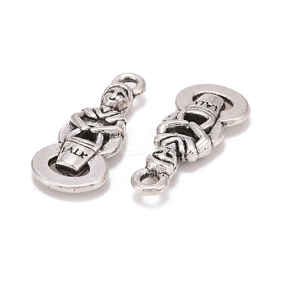 Tibetan Style Alloy Pendants TIBEP-GC147-AS-NR-1