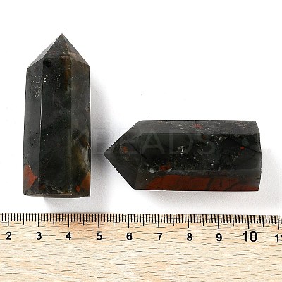 Tower Natural African Bloodstone Healing Stone Wands G-A096-02E-1-1