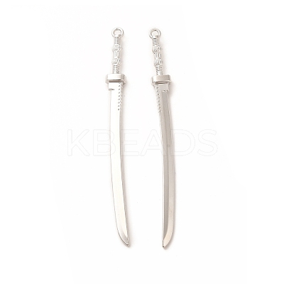 Rack Plating Alloy Big Pendants PALLOY-E025-25P-1