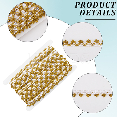 24Yards Filigree Polyester Lace Trim OCOR-GF0005-28B-1