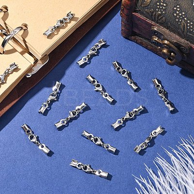 20Pcs 304 Stainless Steel Lobster Claw Clasps STAS-YW0003-19-1