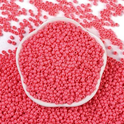 Opaque Acrylic Beads SACR-A007-01B-22-1