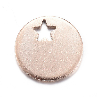 Ion Plating(IP) 304 Stainless Steel Charms LS-STAS-D167-06RG-1