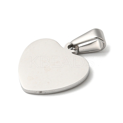 Non-Tarnish 304 Stainless Steel Pendants STAS-I135-12P-B-1