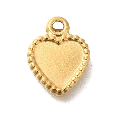 304 Stainless Steel Charms STAS-R131-09G-1