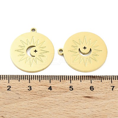 Ion Plating(IP) 316L Surgical Stainless Steel Pendants STAS-D029-21G-1