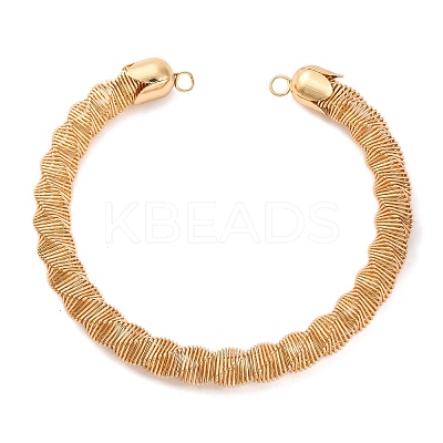14mm Twist Iron Chain Necklaces NJEW-G163-02KCG-1