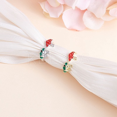 Frog & Mushroom Alloy Open Cuff Ring for Women JR943A-1