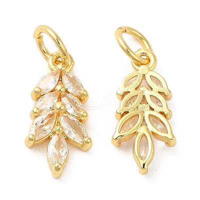 Rack Plating Brass Pave Cubic Zirconia Pendants LS-KK-Z026-02G-1