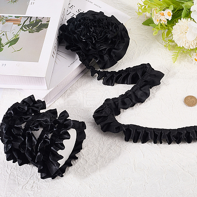 10M Polyester Ruffled Trimming OCOR-GF0004-57E-1