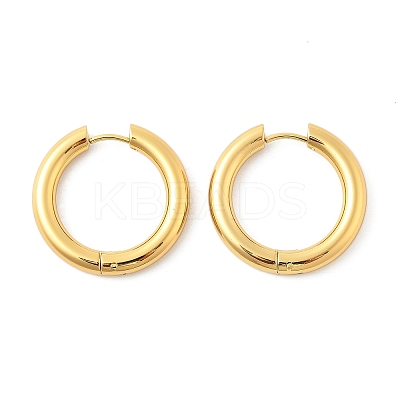 202 Stainless Steel Huggie Hoop Earrings EJEW-O087-08M-G-1