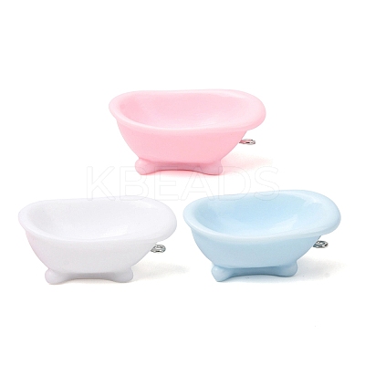 Opaque Resin Pendants FIND-K031-02A-1