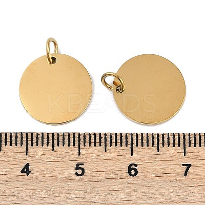 Ion Plating(IP) 304 Stainless Steel Pendants LS-STAS-I311-32E-G-1