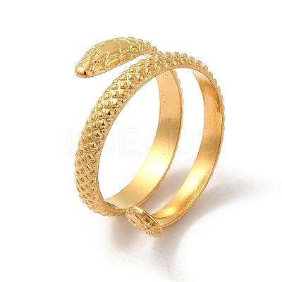304 Stainless Steel Cuff Rings for Women LS-RJEW-G291-02G-1