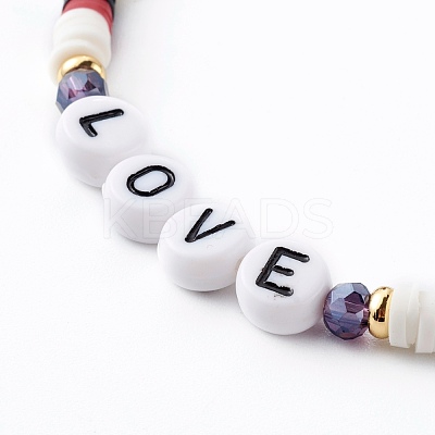 Stretch Beaded Bracelets Sets BJEW-JB06203-1