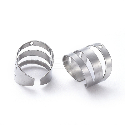 Tarnish Resistant Unisex 304 Stainless Steel Ear Cuff Findings LS-STAS-E466-10P-1